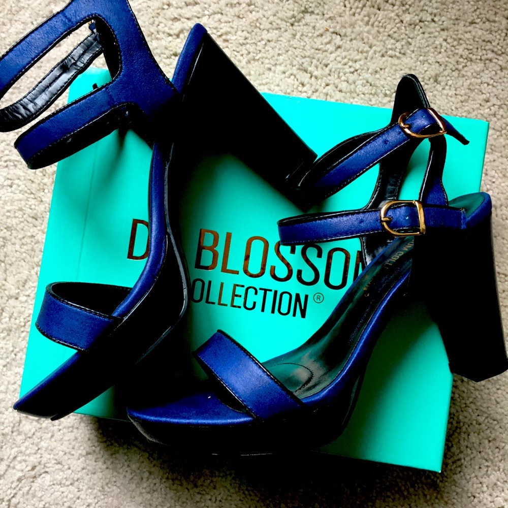 Blue heels